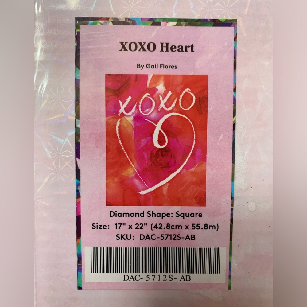 🌟Diamond Art Club Diamond Painting Kit XOXO Heart